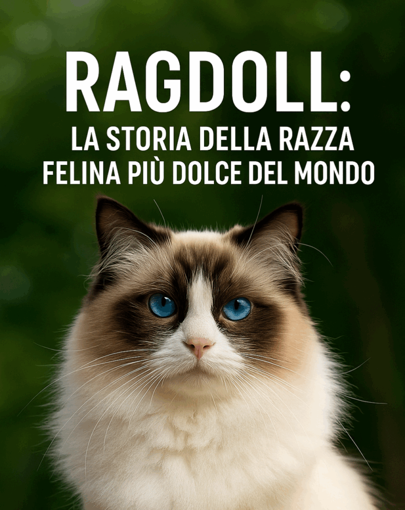 Origine e storia del gatto Ragdoll